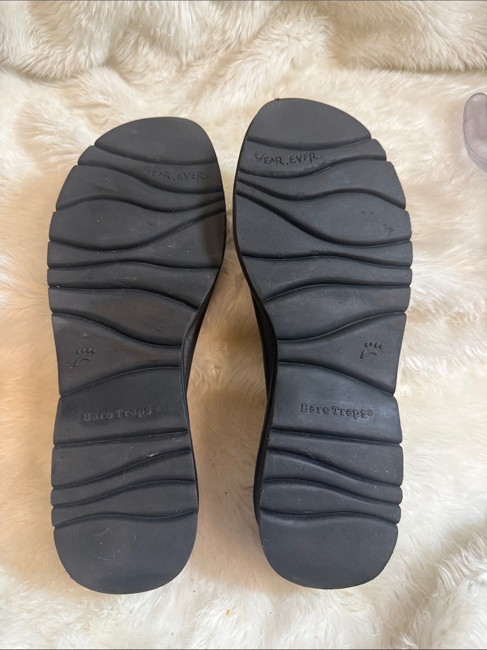 BareTraps Rebecca Black Leather Slide Sandals Womens Size 10M Comfort - Picture 5 of 7